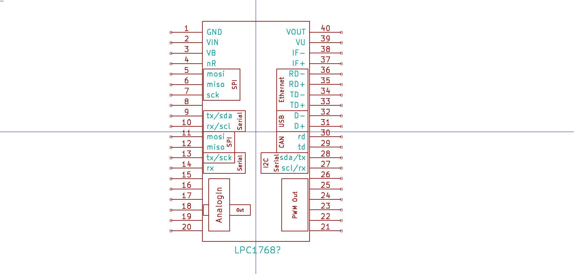 LPC1768 KiCAD Library | Mbed