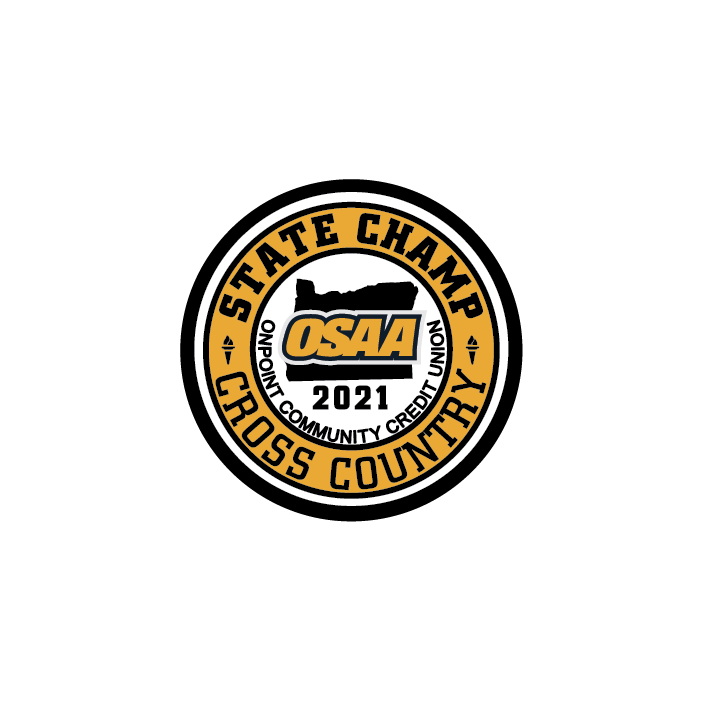 OSAA 2021 Cross Country State Champions Patch