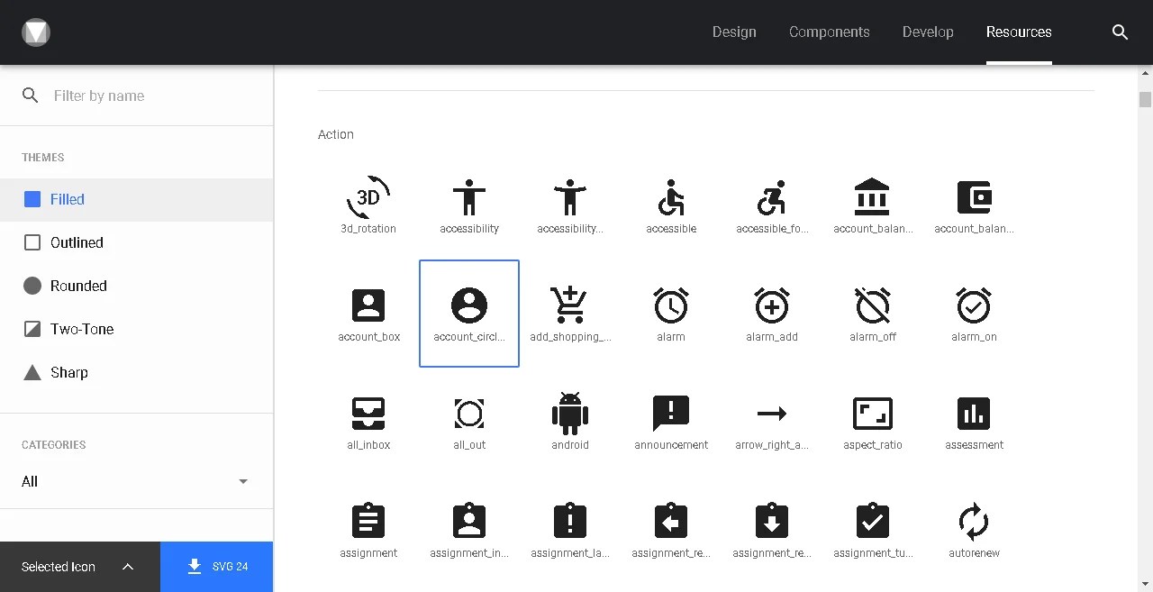 【Google】が提供する「Material Icons(マテリアルアイコン)」って何？使い方・手順を徹底解説！