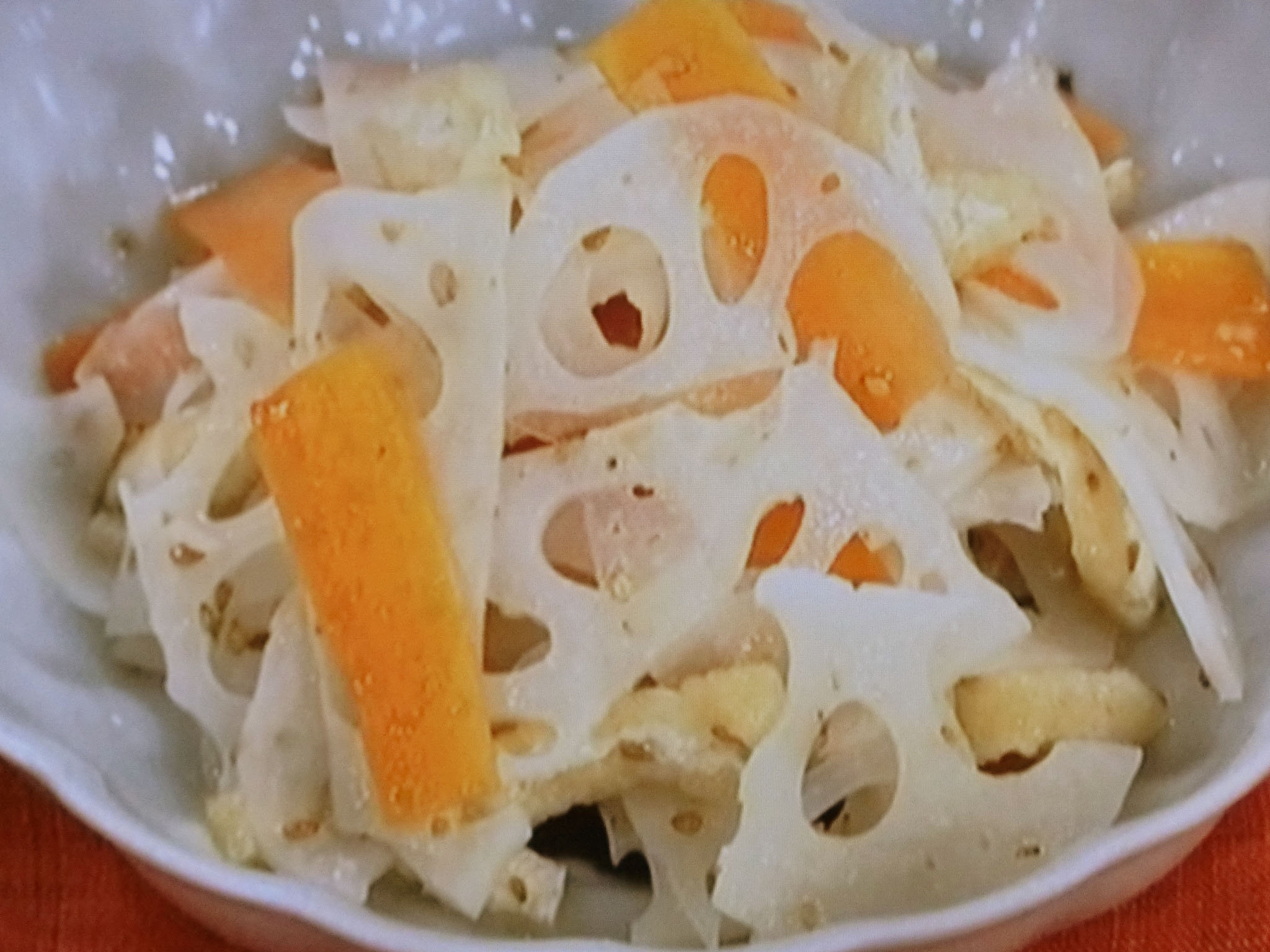 NHKあさイチ「れんこんとにんじんの炒めなます」のレシピbyみんな！ゴハンだよ渡辺あきこ 1月8日 おさらいキッチン