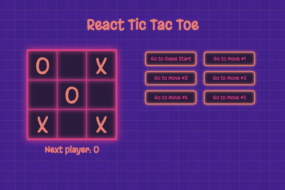GitHub OscarFabiani/Reacttictactoe A tictactoe game built with