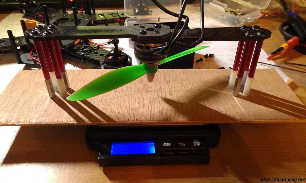 DIY Simple Motor Thrust Measuring Stand Station Multicopter RC