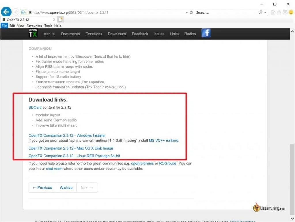 Tutorial How to Flash OpenTX Firmware to Radio Transmitter Oscar Liang