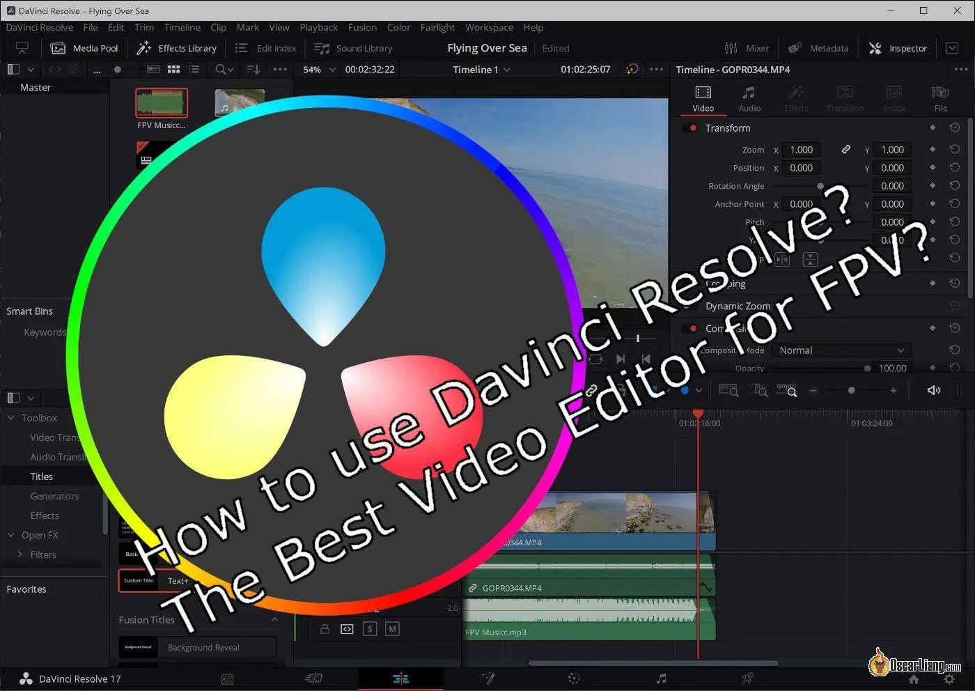 How to Use Davinci Resolve The Best Video Editor for FPV Oscar Liang