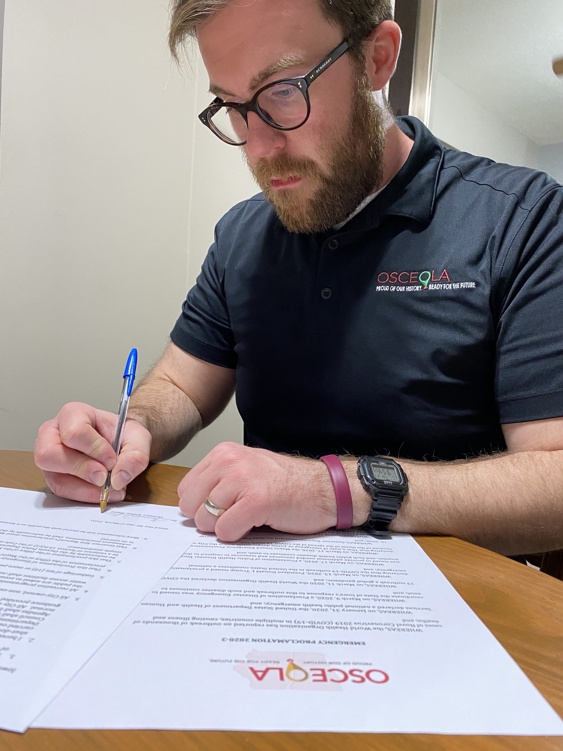 City of Osceola Emergency Proclamation 20203 Clarke County