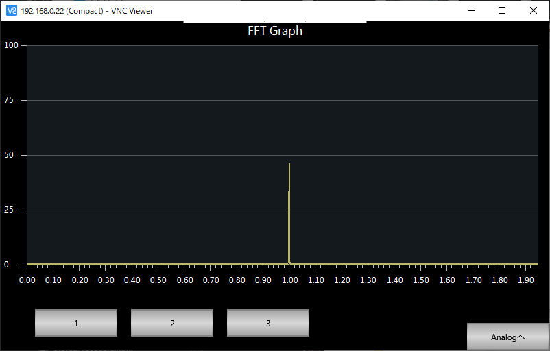 OSD OMRONサンプル FFT解析の手順