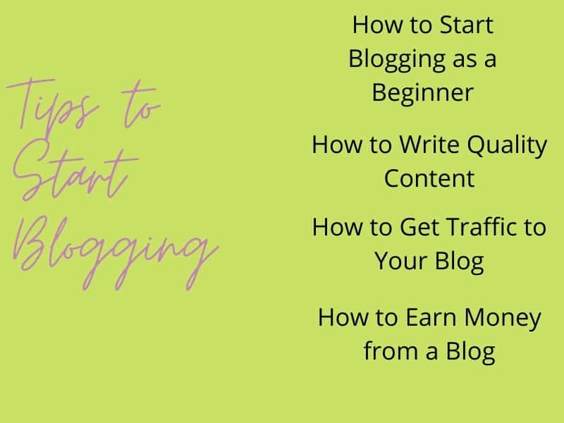 Tips to Start Blogging Beginner's Guideline OS Digital World