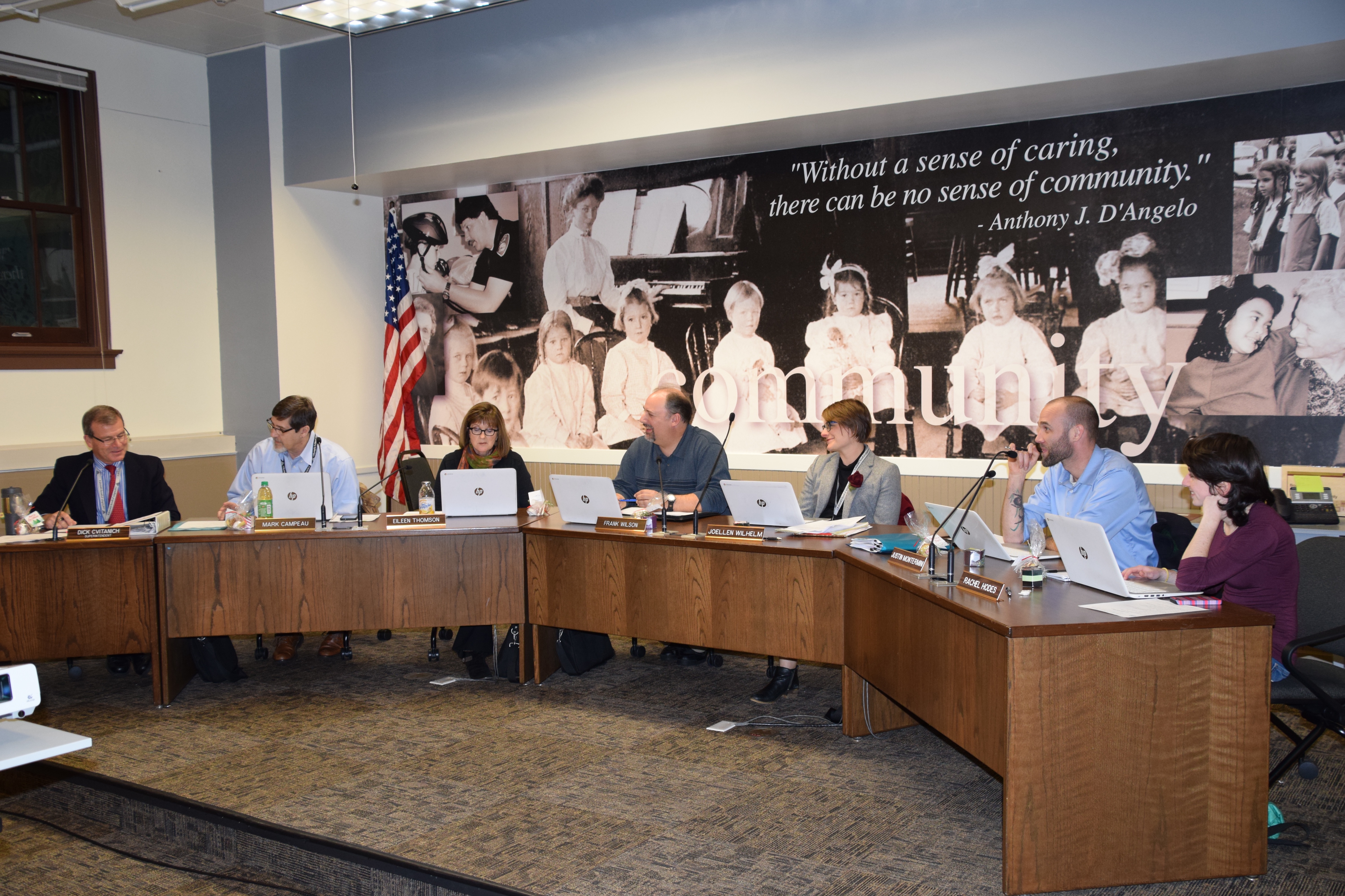 School board elects new officers in annual Here's The