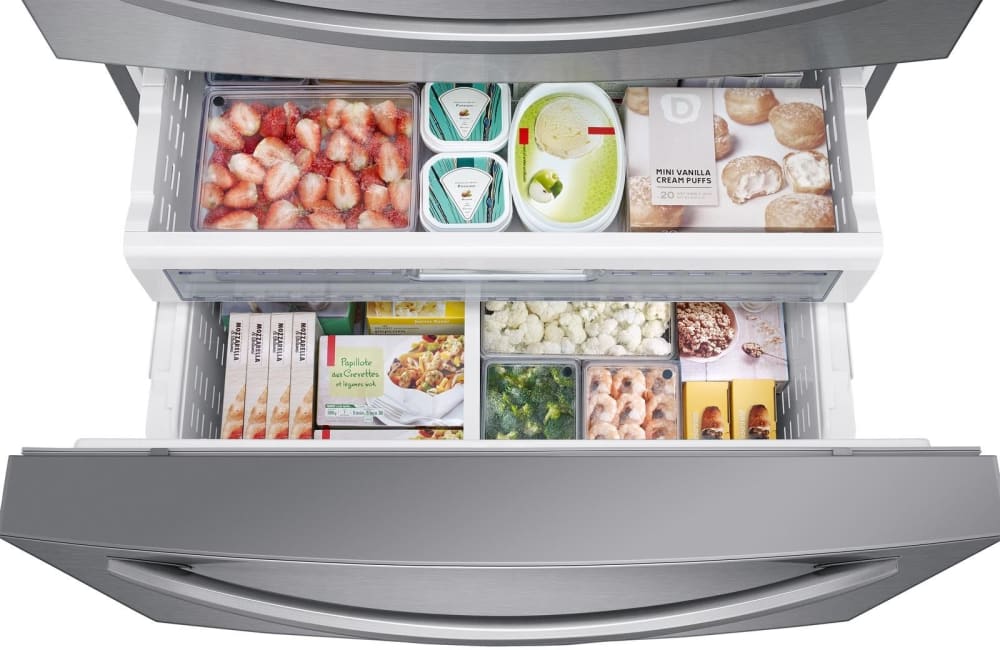 Samsung RF28R6241SR 28 cu. ft. 3Door French Door, Full Depth Refrigerator with Dual Ice Maker