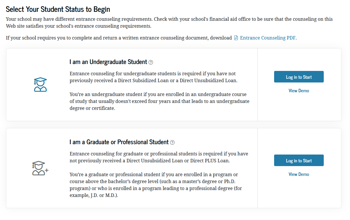 Steps to Completing Entrance Counseling UGA Student Financial Aid