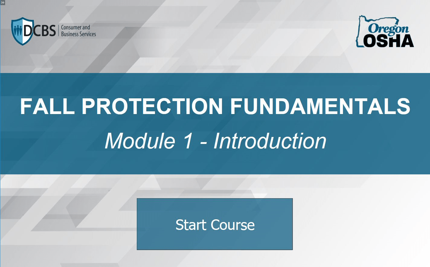 Oregon Occupational Safety and Health Fundamentals of Fall Protection online course Online