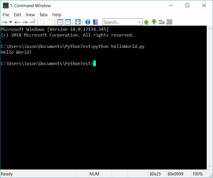 Python Setting Up an Environment OSH Garage