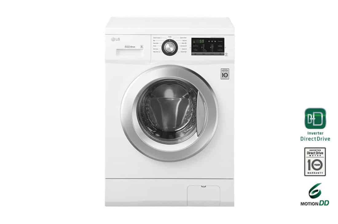 LG 7.5KG Automatic Washing Machine Front Loader WM 2J3QDNP0 (White