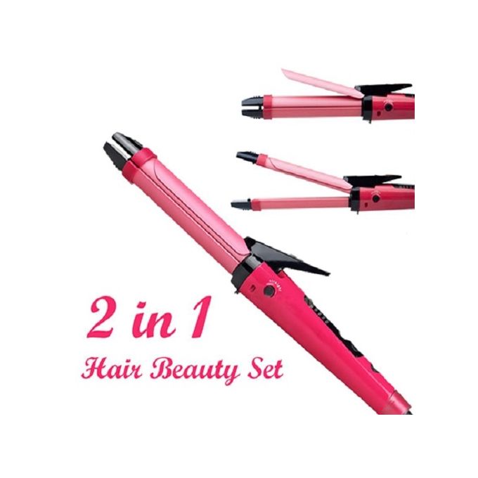 2In1 Hair Curler + Straightener Oshilolo