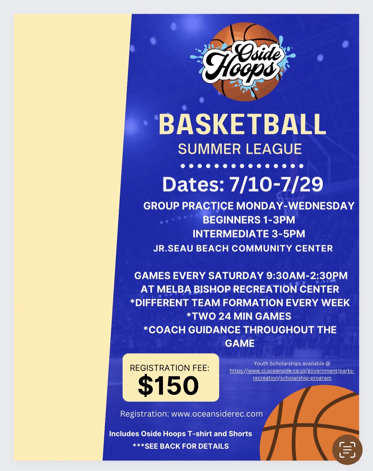 Best Basketball Leagues Near Me in Oceanside, CA