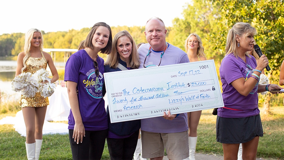 Lizzy’s Walk of Faith Foundation Funds Treatment Research