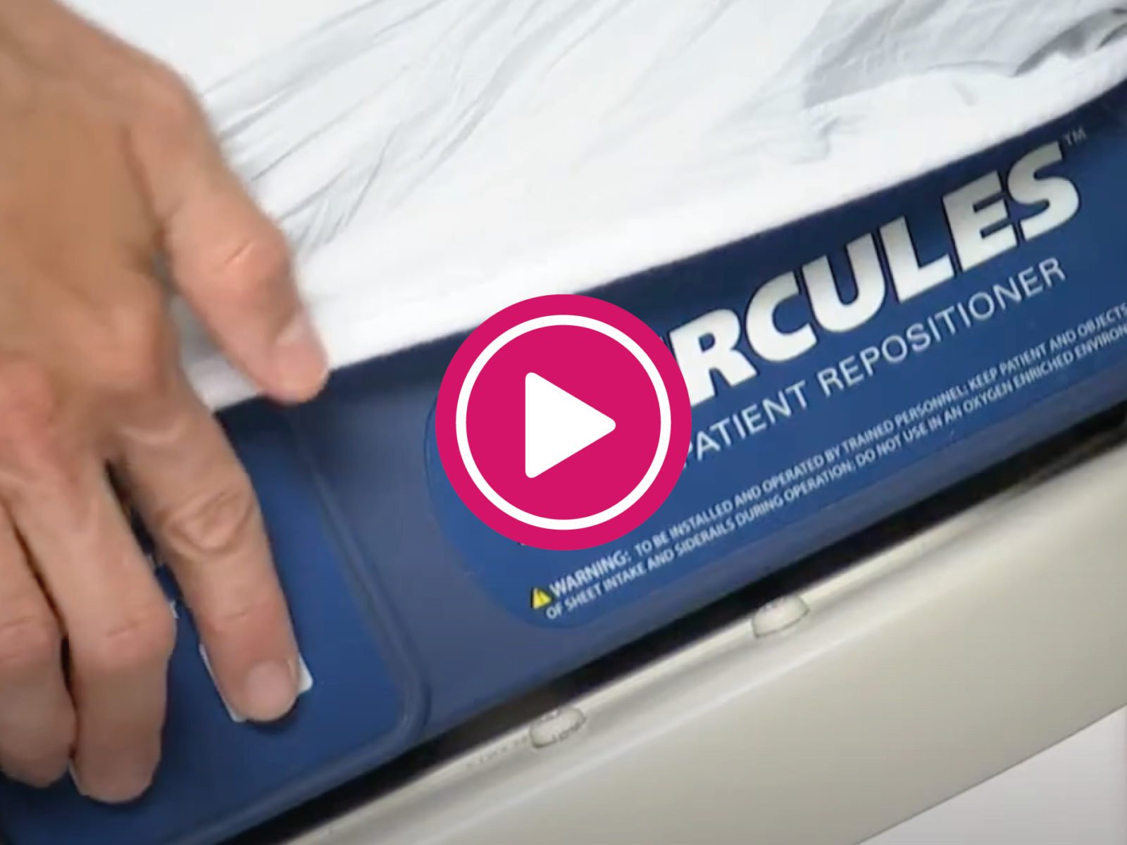 Hercules Patient Repositioner Moves your patient back up the bed at
