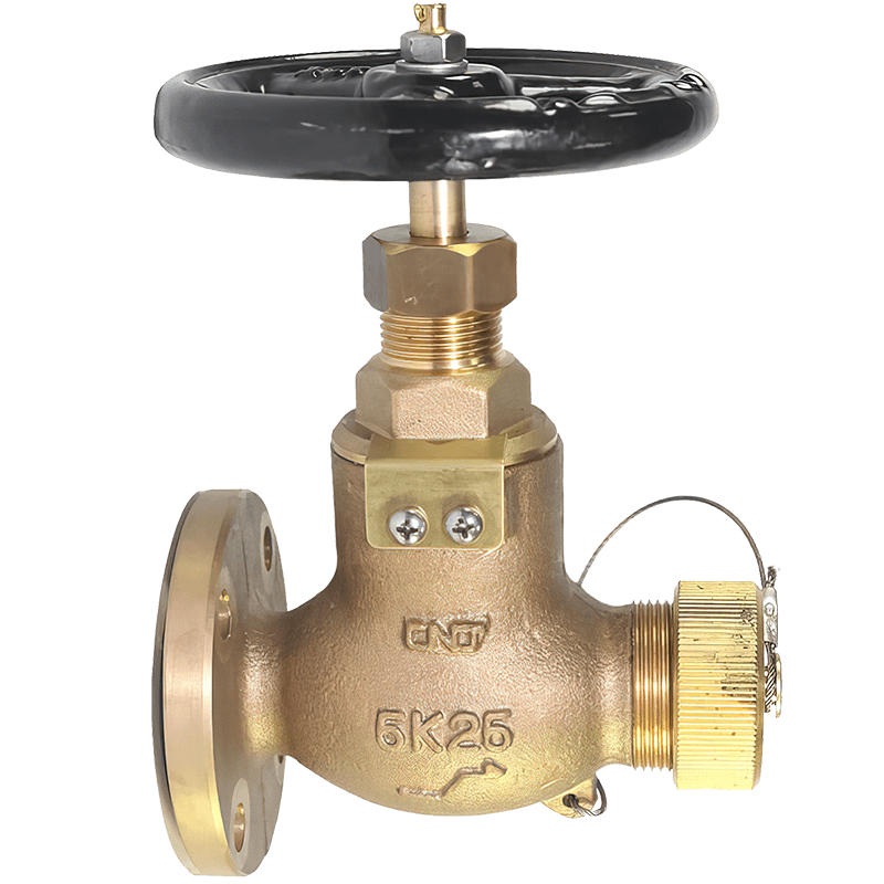 MARINE BRONZE HOSE GLOBE VALVE 5K NAKAJIMA SYSTEM JIS F7334 O.S.K