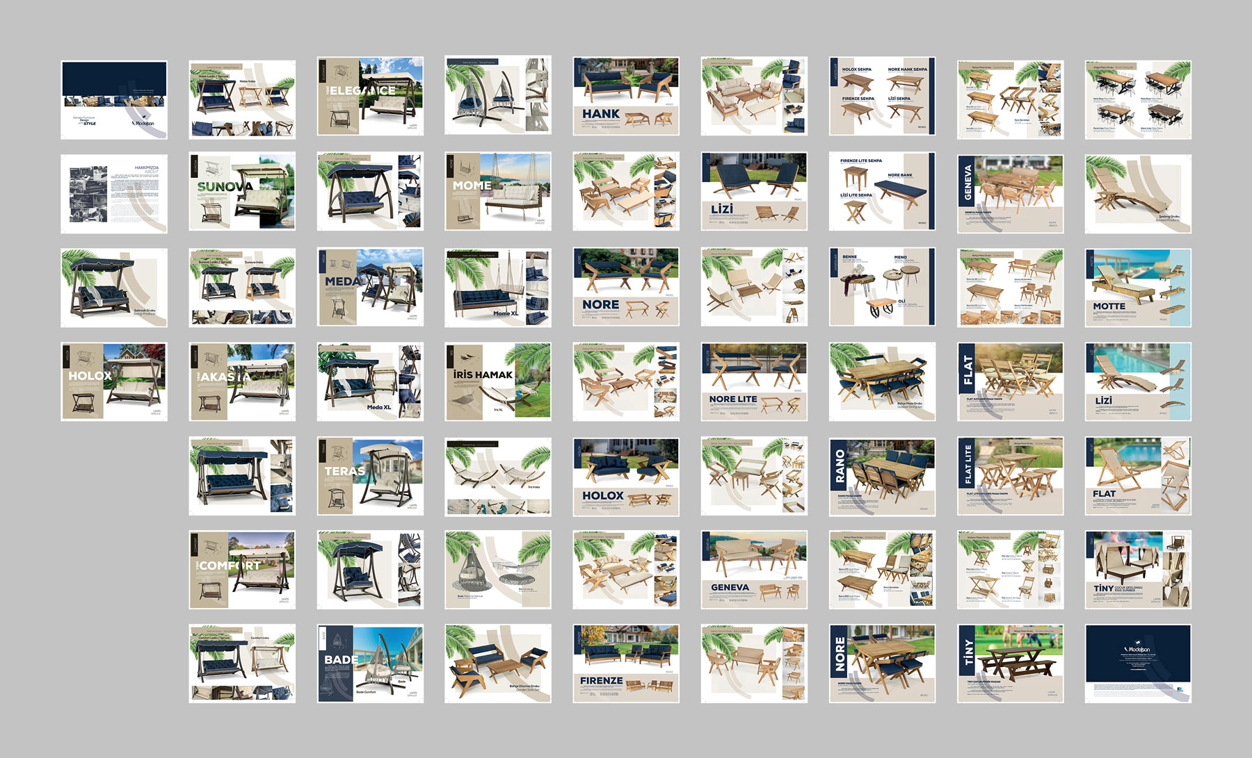 Modelsan Garden Furniture Catalog 2021 OU Design Studio