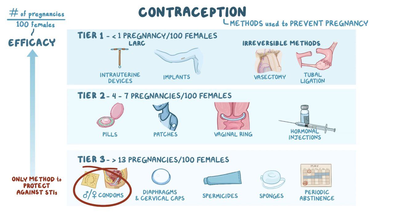 Methods Of Contraception Osmosis Video Library