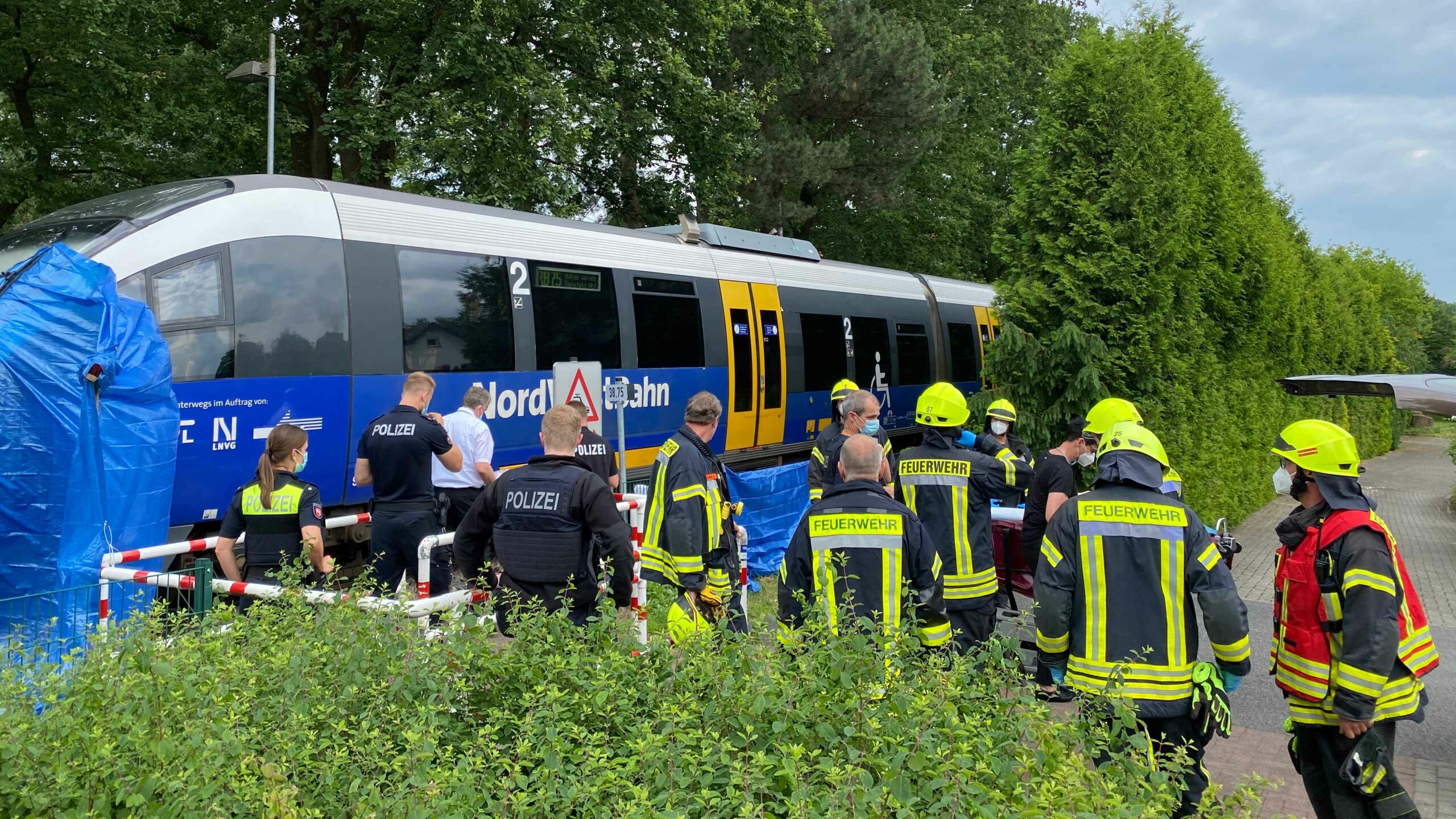 Tödliches Gleisunglück Mann wird in Kloster Oesede von Zug erfasst