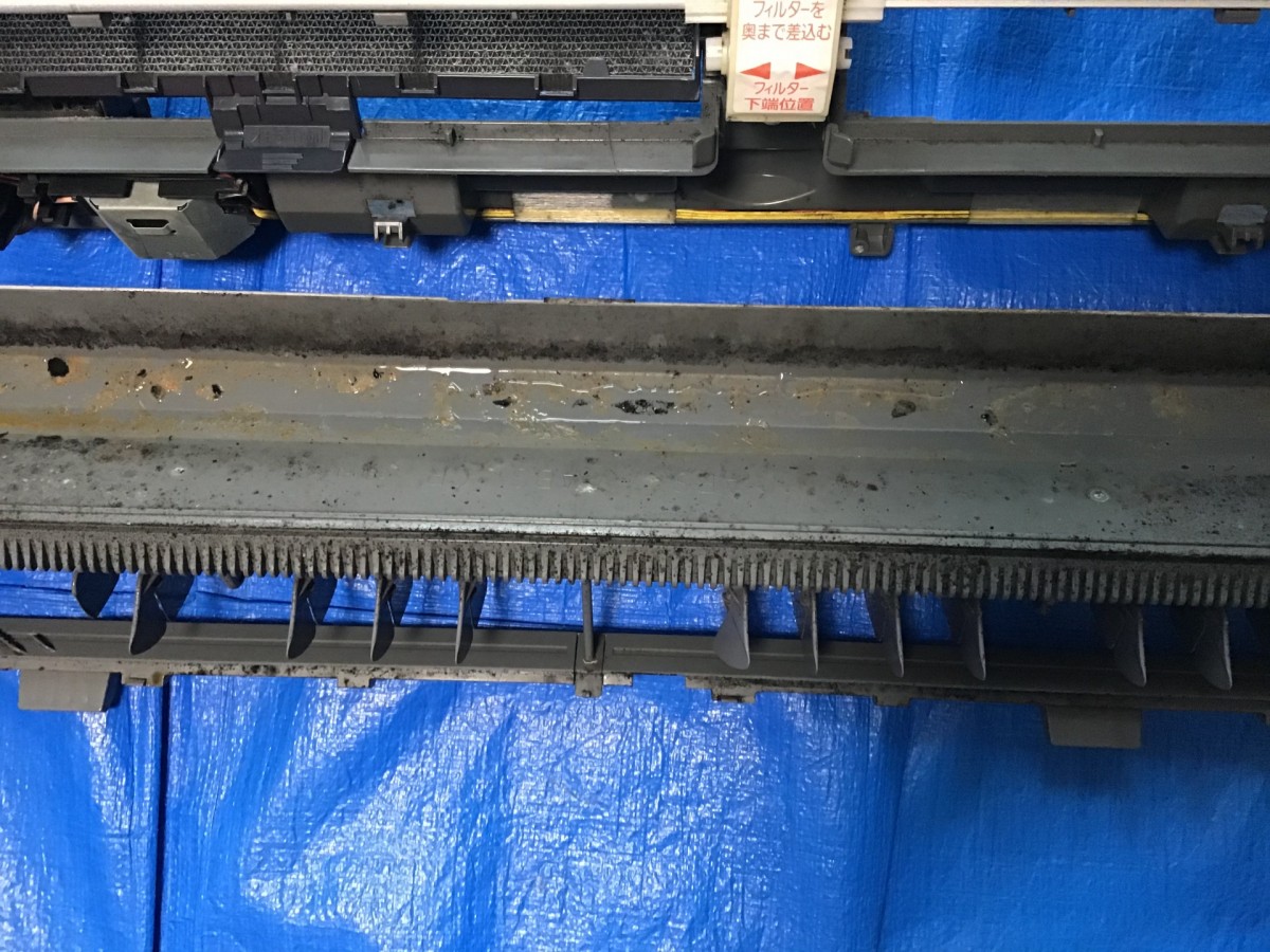 福岡市博多区でエアコンクリーニング 「三菱フィルターおそうじ機能付きエアコン霧ヶ峰」｜おそうじ本舗和白店