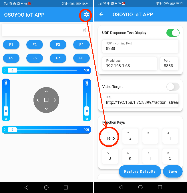Smart House IoT Learning Kit UDP Lesson 26 Realtime Family Message