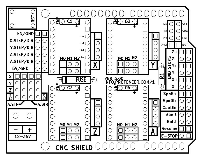 Osoyoo Basic Board Cnc Shield V3 0 A4988 Installation Guide Com