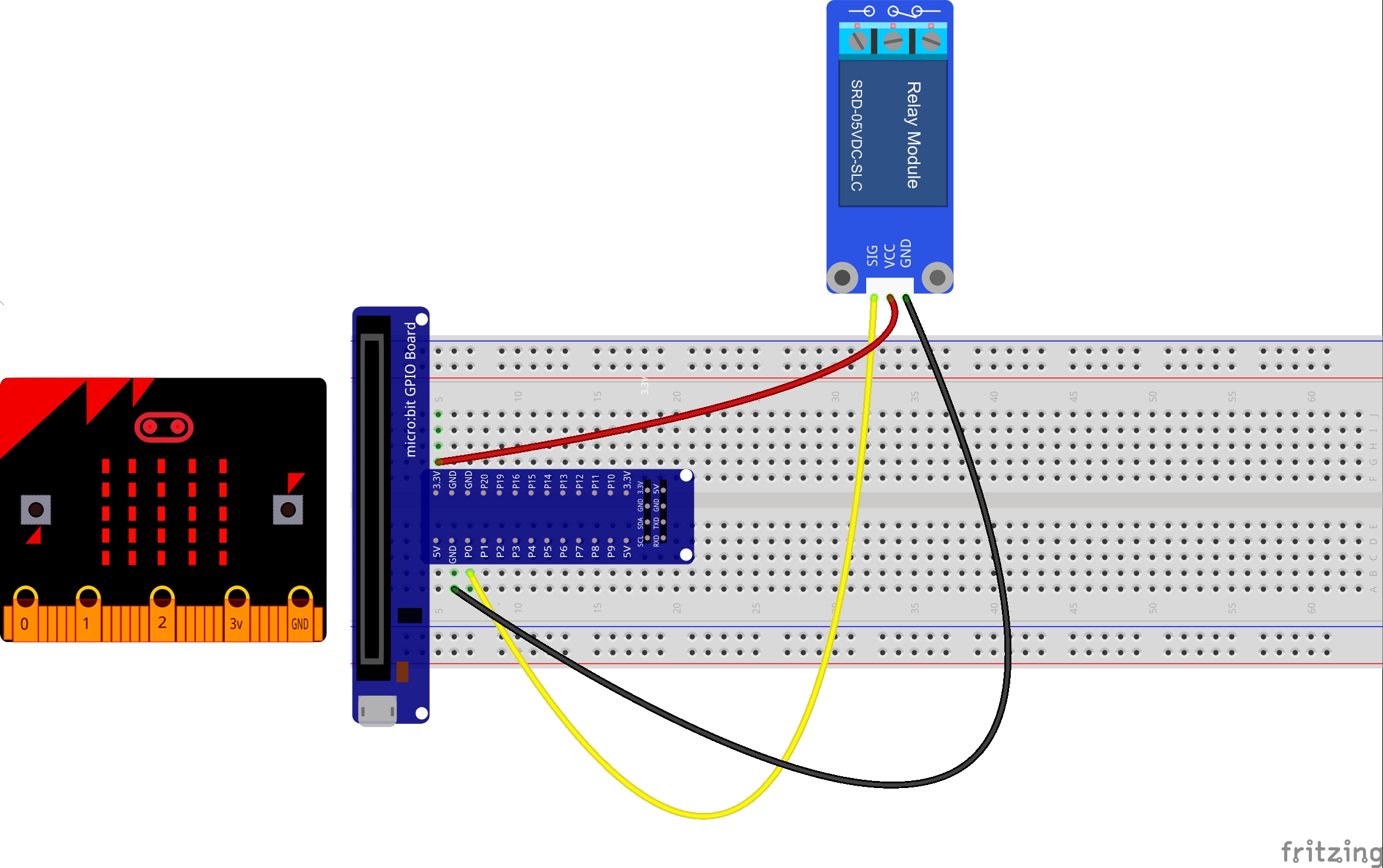Micro bit Lesson — Using the Relay «