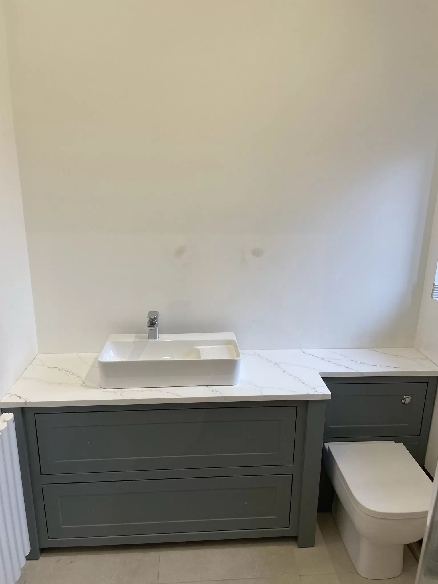 Painted vanity units from Osprey Furniture Ltd.