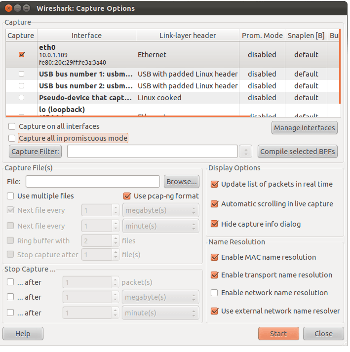 How to capture in promiscuous mode ? Wireshark Q&A