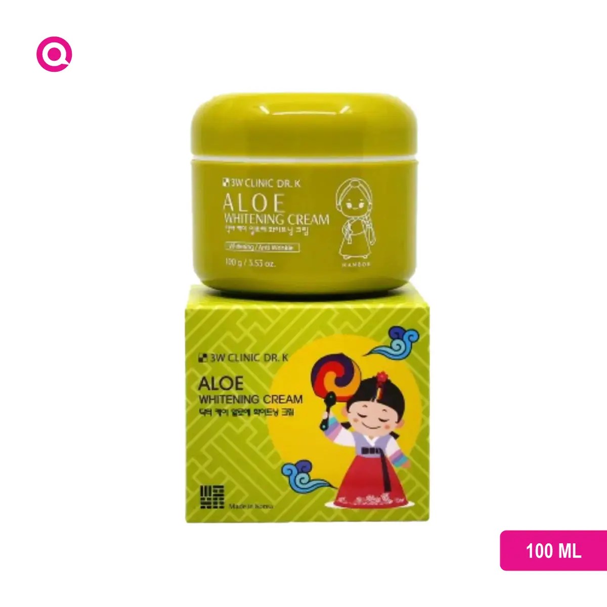 3W Clinic Dr. K Aloe Whitening Cream OSQOO