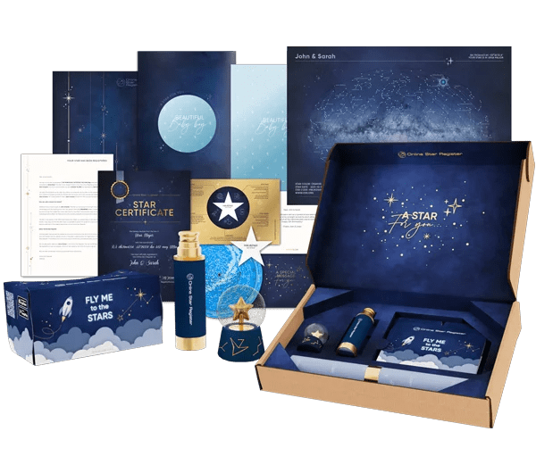 Unique Birth Gift for a Baby Boy? Online Star Register