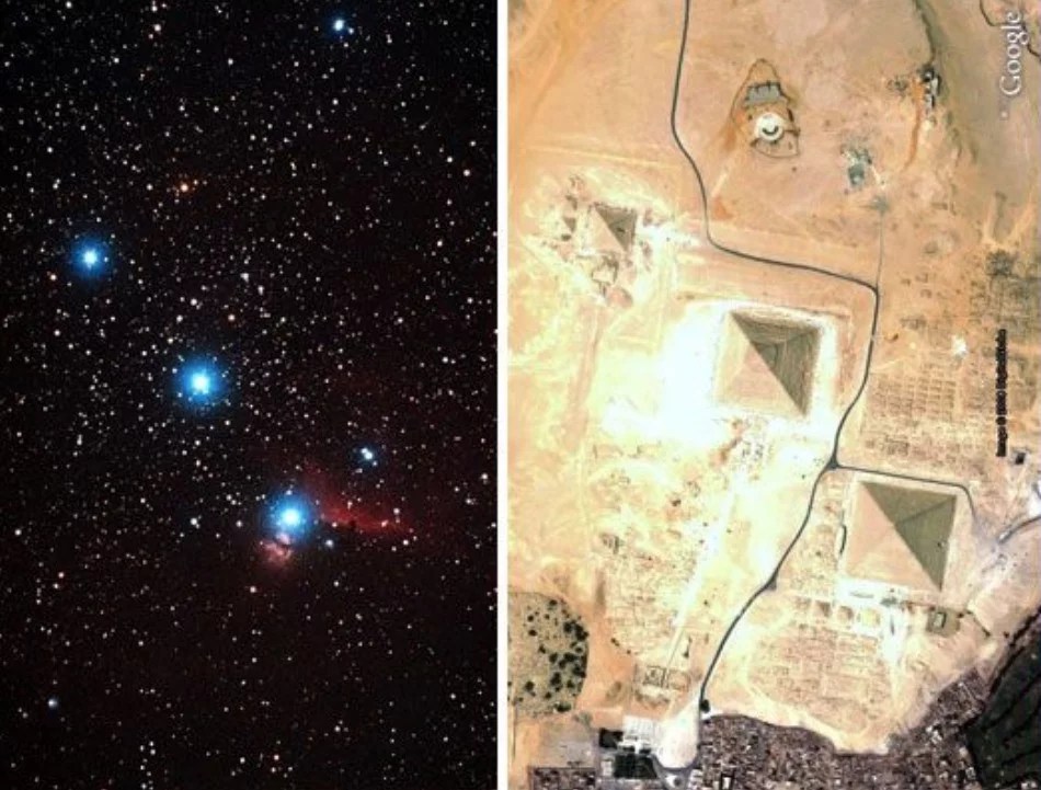 Cintura di Orione e Piramidi d'Egitto Online Star Register