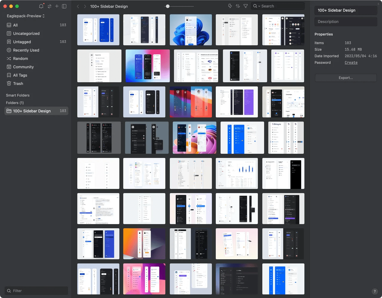 A Guide to UI Design 100+ Innovative Sidebar Examples Eagle Community