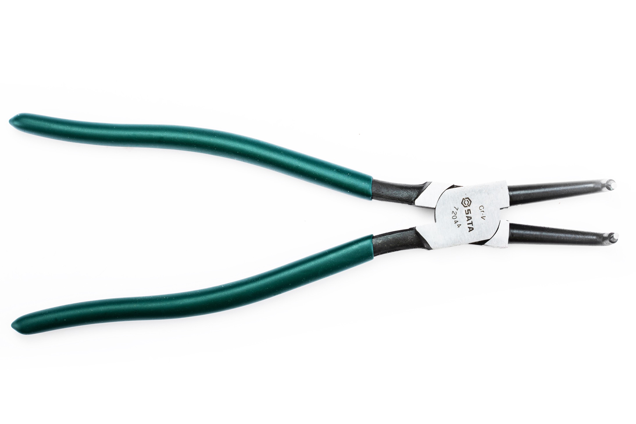 German Style Internal Snap Ring Pliers 13", Curved Tips Pliers SATA