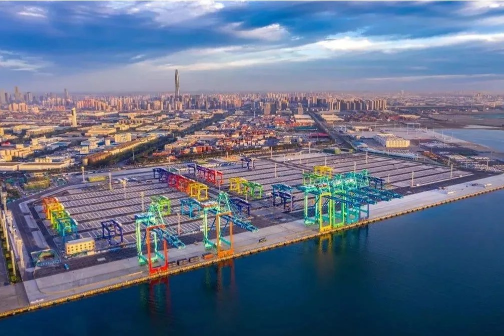 Tianjin Port upgrades! Intelligent container terminal is fully