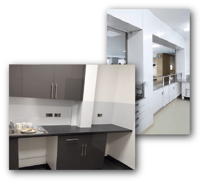 Hygienic Wall Cladding OSS Commercial Flooring