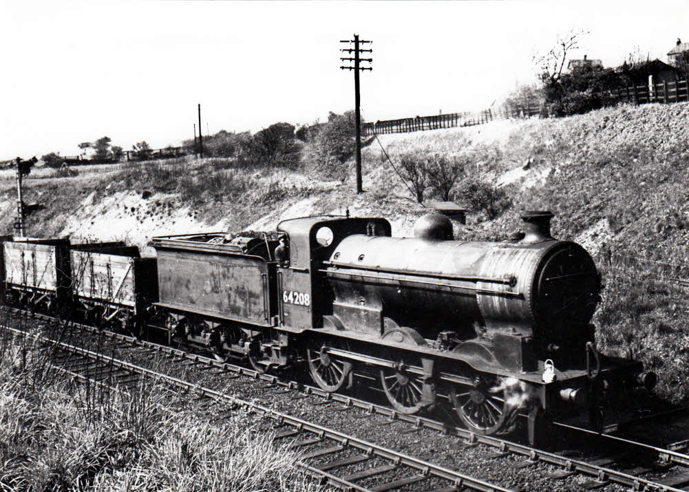 Ossett Pictures Mallard 60022 at Healey in the 1960s