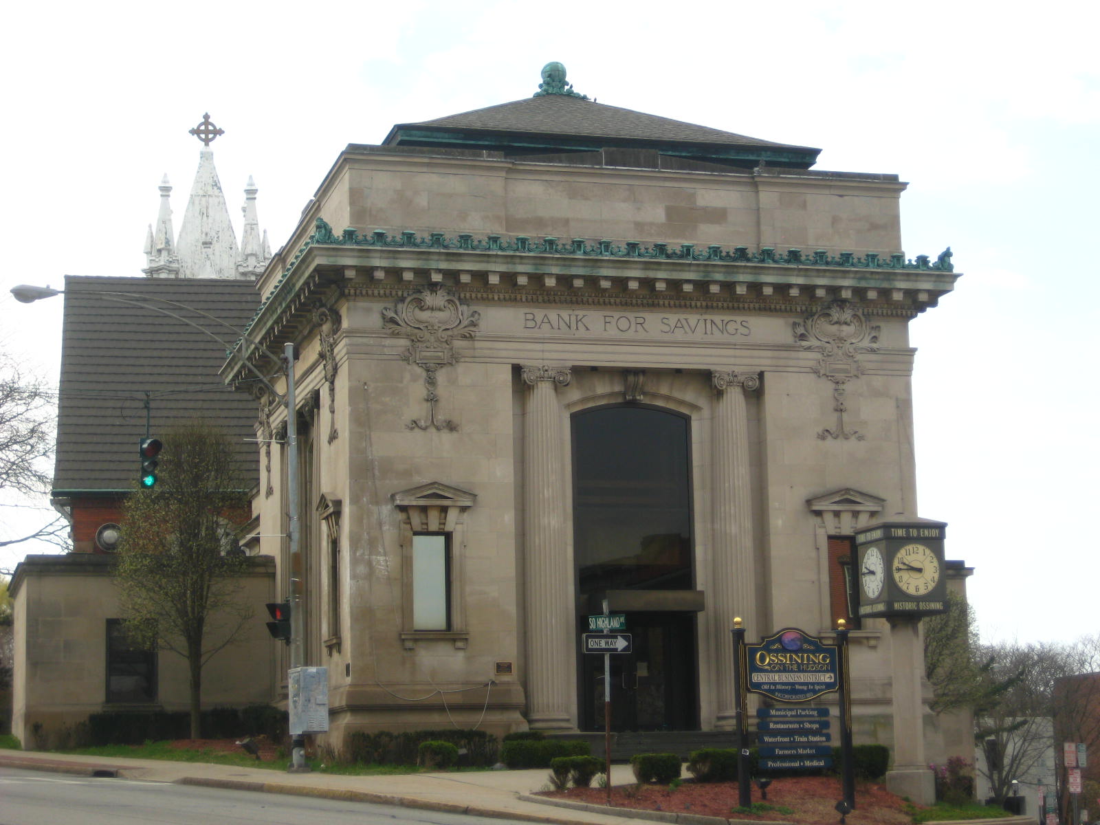 Inside the Ossining Bank For Savings Building