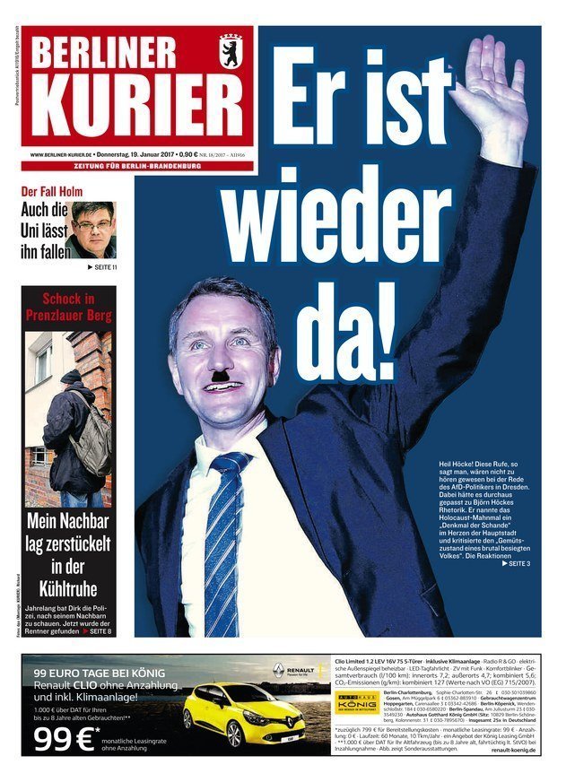 Empörung in Deutschland über AfDMann Björn Höcke "Er ist ein Nazi