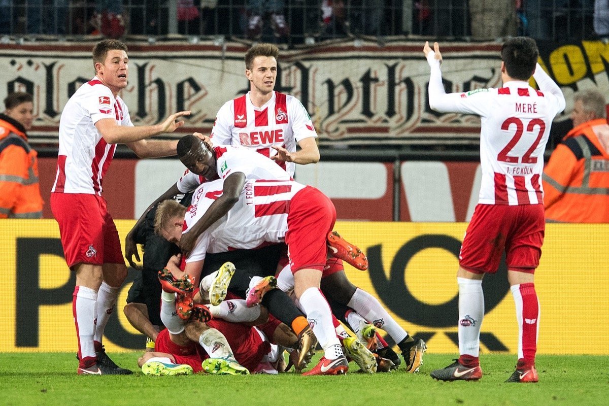 „Kölle Alaaf“ 1. FC Köln schöpft nach dem LastMinuteDerbysieg gegen Gladbach wieder Hoffnung