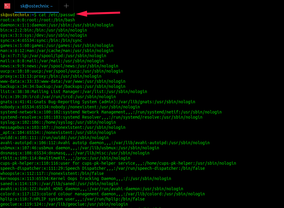 How To List All Users In Linux OSTechNix