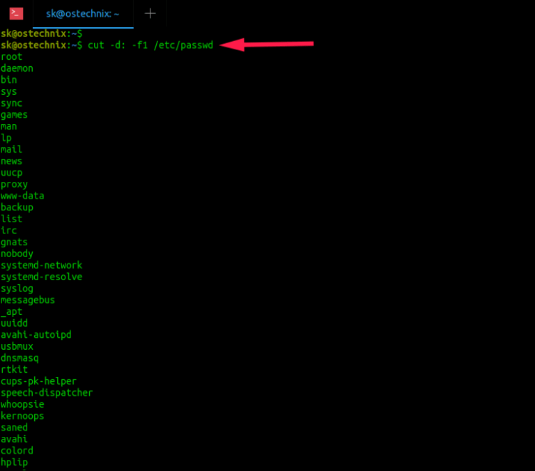 How To List All Users In Linux OSTechNix