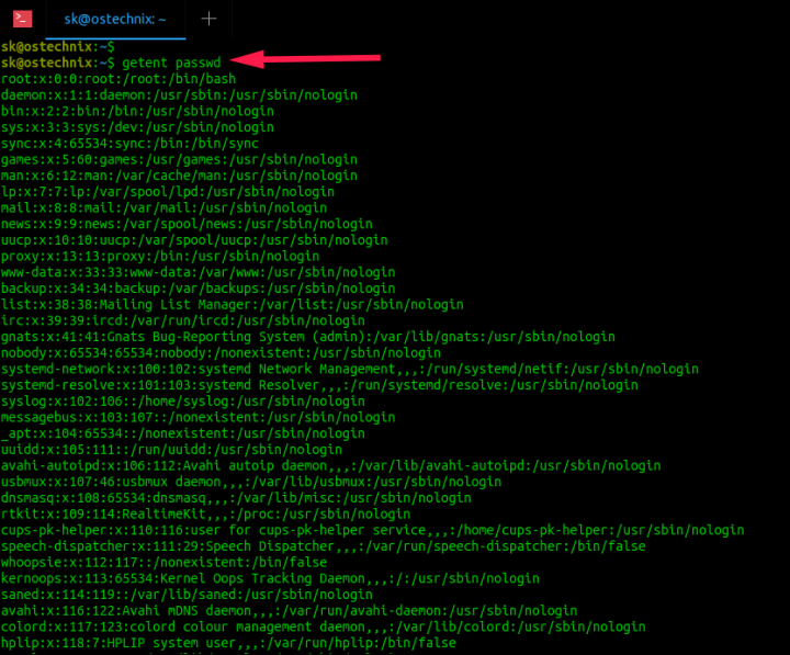 How To List All Users In Linux OSTechNix