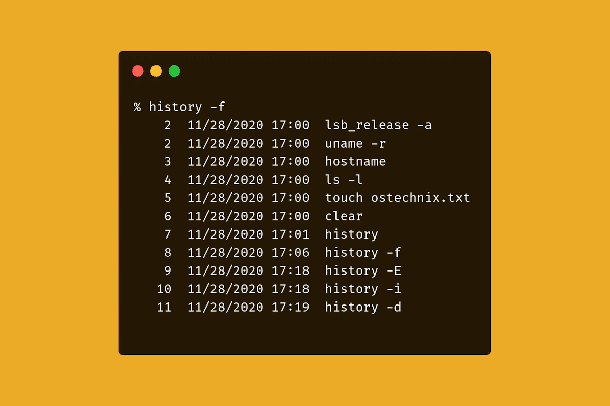 Enable Timestamp For History Command In Zsh In Linux OSTechNix