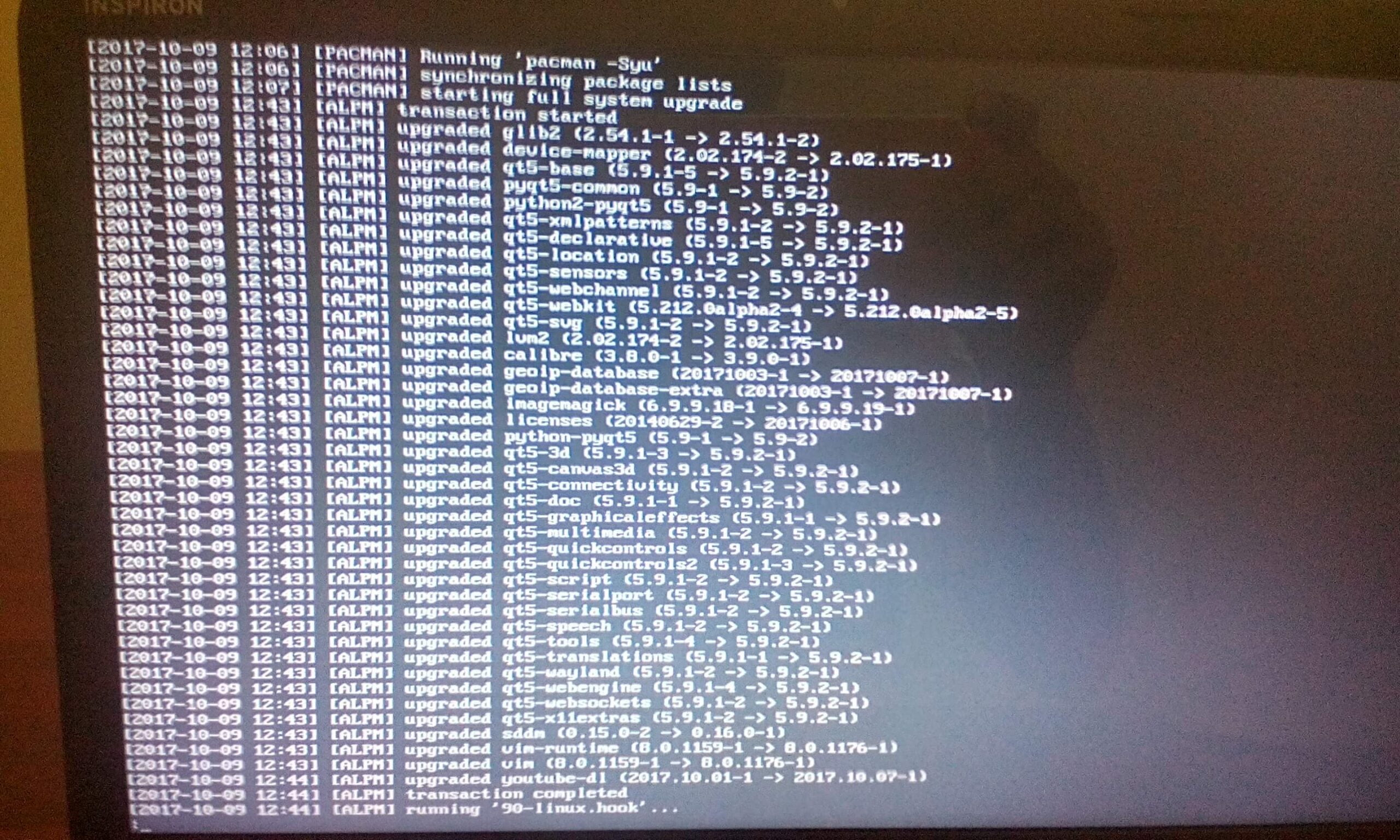 How To Restore Broken Arch Linux To Previous Working State