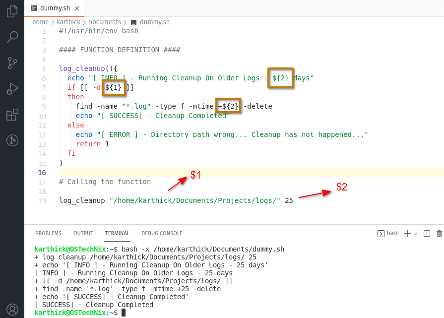 Bash Scripting Functions Explained With Examples OSTechNix