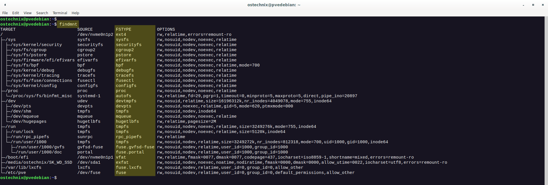 How To Find Filesystem Types In Linux OSTechNix