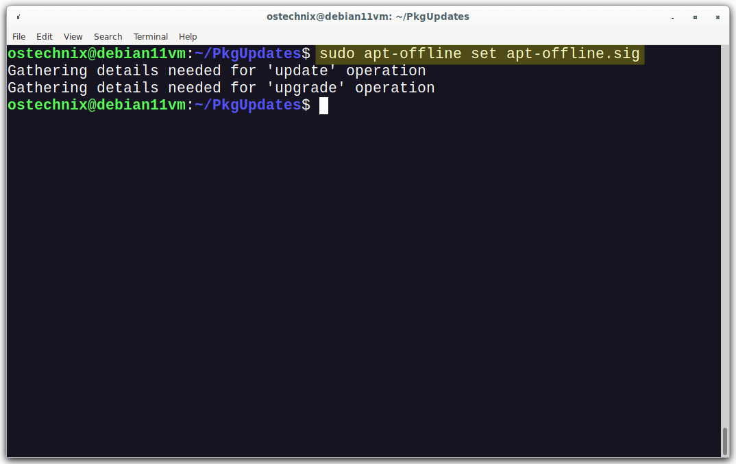 Upgrade Offline Debian Systems With Aptoffline OSTechNix